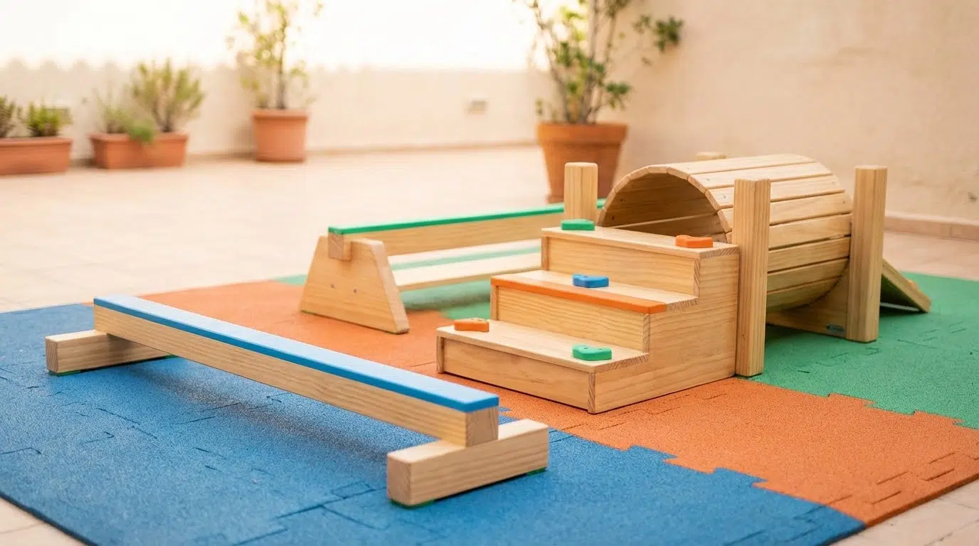 מתקנים נמוכים לפעוטות במשפחתון עם ערך התפתחותי גבוה