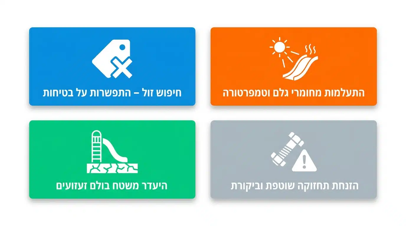 טעויות נפוצות בבחירת מגלשה ואיך להימנע מהן